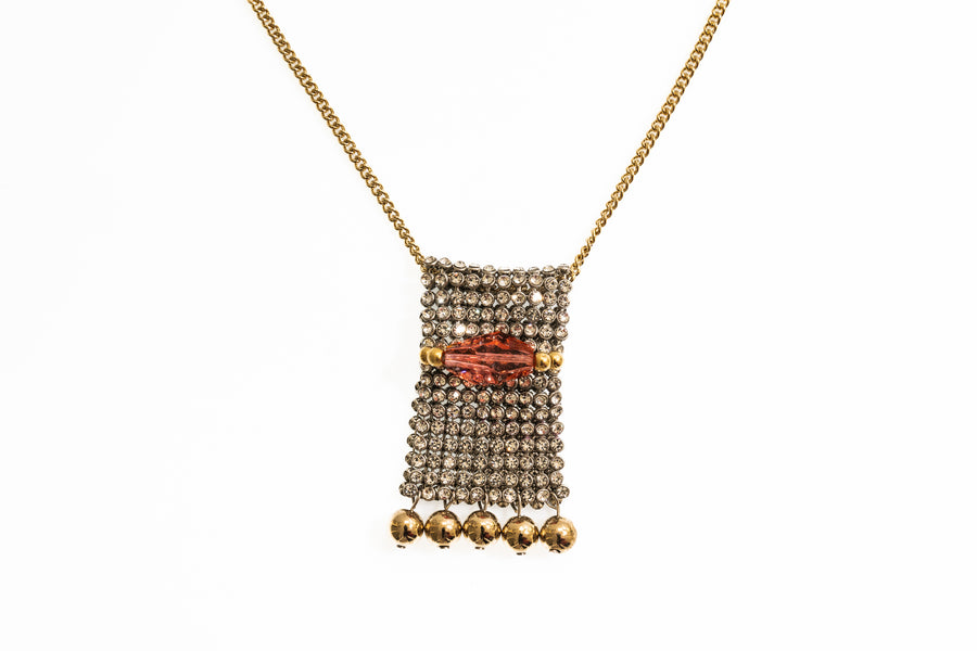 Collier Crystal Mesh